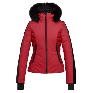 NWT Goldbergh Kaja Down Ski Jacket with Real Fur